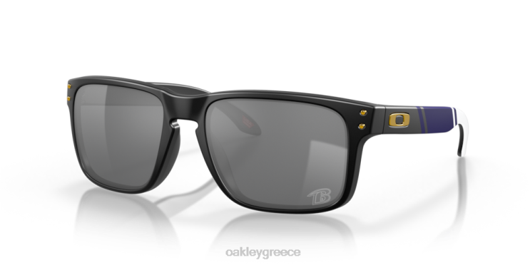 Baltimore Ravens Holbrook 42H6F607 Oakley γυαλιά Μαύροι φακοί prizm, μαύρος ματ σκελετός