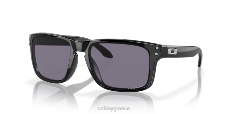 holbrook (χαμηλή εφαρμογή γέφυρας) 42H6F791 Oakley γυαλιά Γκρι φακοί prizm, γυαλισμένο μαύρο πλαίσιο