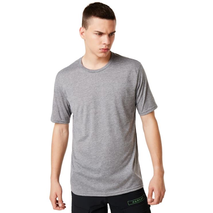 si core tee 42H6F2390 Oakley ρούχα αθλητικό ρείκι γκρι