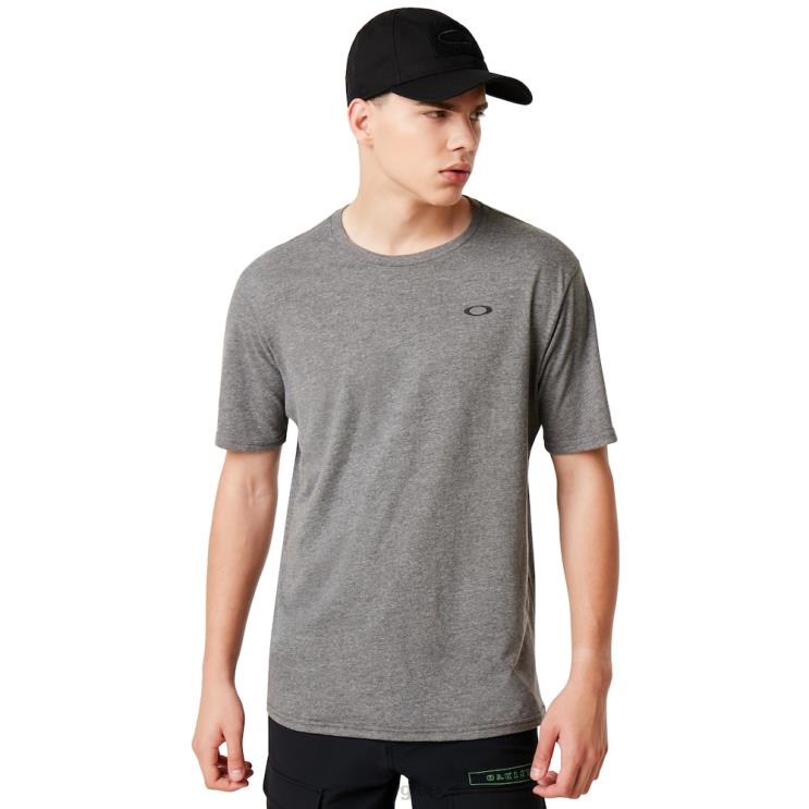 si flag tee 42H6F2398 Oakley ρούχα αθλητικό ρείκι γκρι