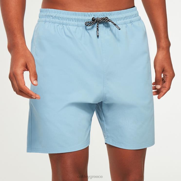 oneblock 18" beach short 42H6F2678 Oakley ρούχα πέτρινο μπλε